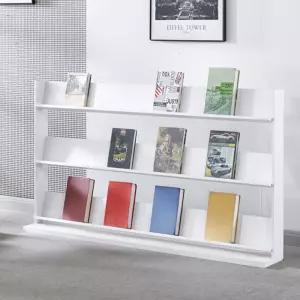 RO-오픈 전면 책장 1200 화이트 화이트책장 화이트책꽂이 책진열대