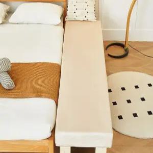 침대 사이드 접이식 색상선택 길이180x폭30x높이40 원목 프레임 베드 연장