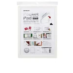 메모보드 포켓패드 흰색 A4