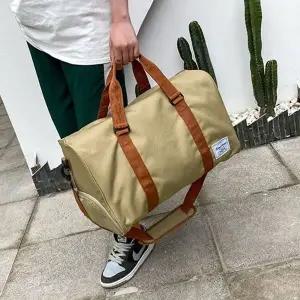 [하프클럽/]데일리 캔버스 보스턴백 기본 스트랩 클래식 수납