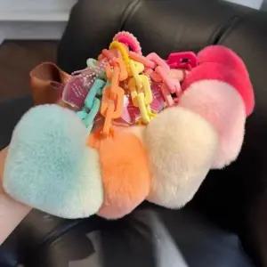 [하프클럽/]하트 디자인 키홀더 감성 체인 고리 키링 소품