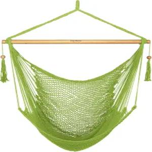 야외 실내 정원 마당을 위한 조이뷰 해먹 의자 스프레더 바 캐리비안 스윙 300파운드 무게 용량 XL 로프