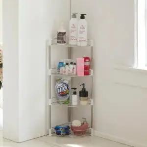 화장실수납 철제 팬트리 수납선반 진열 정리대 4단