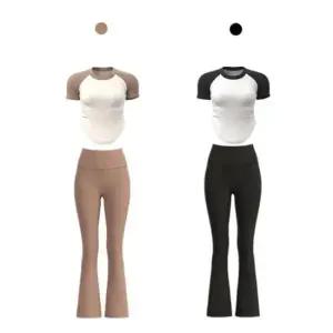 필라테스레깅스 필라테스 긴팔 운동복 셋업 요가 헬스 트레이너 피티