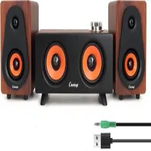 2026 서브우퍼가 장착된 USB 2.1 컴퓨터 스피커 3.5mm/USB 입력 PC PC/라인인/블루투스 모드 데스크톱 및