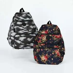 케이모드 백팩 여성 여행가방 책가방 경량 후드