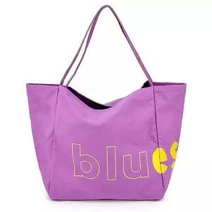 여자 캔버스 에코 빅숄더 쇼퍼백