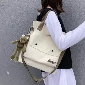 대학생 캔버스백 학생 손가방 10대 20대 숄더 에코백