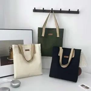 데님 에코백 캔버스 가방 크로스백 쇼퍼백 에코 학생 여성 메신저백 가방 무지 크로스백 면