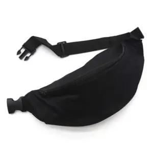 스포츠 힙색 가방 운동 어깨 심플 데일리 블랙