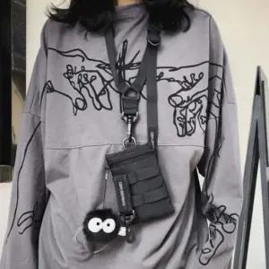 귀여운 사이즈 포켓 휴대폰 여행 보조가방 목걸이가방