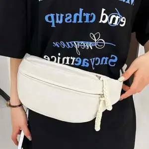 핸드폰 여행 러닝 가방 백 힙색 허리가방 허리 아이보리 힙색