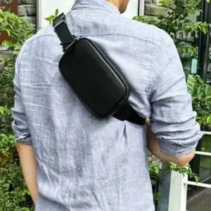 간편한 미니힙색 스퀘어 소형가방 경량 크로스 힙색
