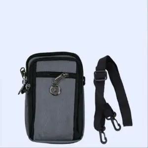 벨트 다용도 포켓 벨트 Silver 미니 디자인 파우치 크로스