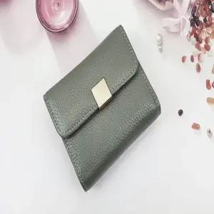 반지갑 천연소가죽 아코디언 라니 반지갑 그레이