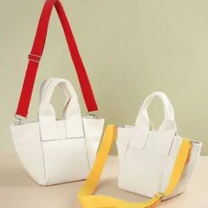 여성 에코백 캔버스 손가방 캐주얼 데일리 미니백