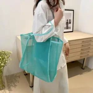 그물 숄더백  비치백 네트백 장바구니 넷가방