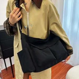 보부상크로스백 블랙 데일리 캔버스 가방 여행용크로스백 여행용