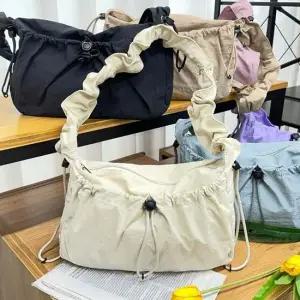 크로스백 숄더백 여성 데일리백 주름 스트랩가방 여성크로스백