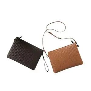 격자무늬 소가죽 클러치백 크로스백 숄더백 여성가방 손가방