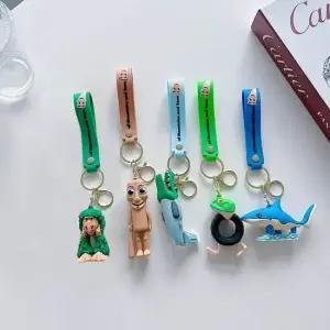 8종 브레인롯 유니크한 키링세트 캐릭터 열쇠고리세트 브레인롯키링