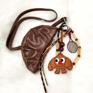 키링 미니가방 세트 스트랩 걸이 수납 크루아상 키링