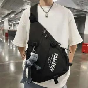 나일론 크로스바디 가방 백 나일론 대용량 배색 캐주얼