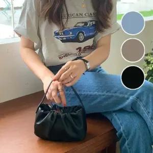 토트백 여성토트백 러블리 셔링 주름 미니 크로스 가방 여성