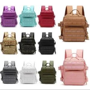 남녀공용 11컬러 실용성 좋은 컴패트 9L 패치 백팩 스포츠가방