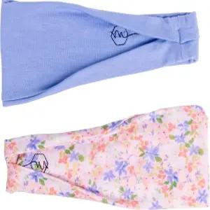 메이븐 스레드 4인치 여성용 와이드 운동용 헤드밴드(2팩) - 헬스장 러닝 요가용 미끄럼 방지 스웨트밴드