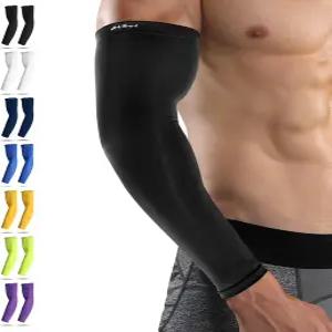 남성 여성 청소년용 하이루이 팔 압박 슬리브 자외선 차단 20-30mmHG 서포트 타투 커버 통기성 습기 흡수