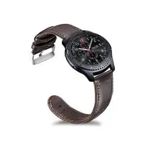 암소가죽 캐주얼 가죽시계줄 20MM 다크브라운 fRn4+3HCq