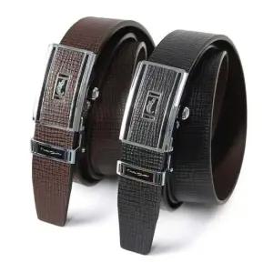 TCB02 국내제작 소가죽 악어패턴 자동 남성 정장벨트 벨트