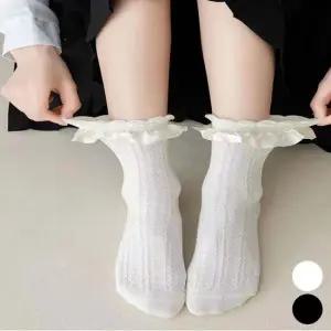 여자 여름 레이스 양말 공주 삭스 장목 통기성