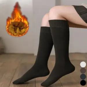 여성 겨울 도톰한 니트 반스타킹 니삭스 레그워머 기모양말