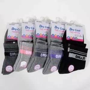 여성양말 드라이쿨 숙녀 스포츠 파일 미니 양말 0037nt