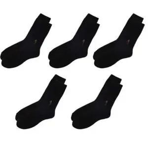 남자양말 신사정장양말 골프 (검정) 5켤레