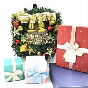 금색리본크리스마스리스 행운가득히 트리장식