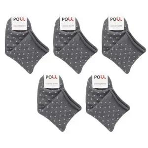 여자양말 발목양말 5켤레 (회색)