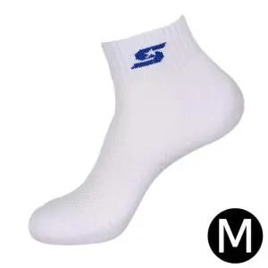 스포츠양말 (단목) (화이트.블루) (M) (TO550-07M)