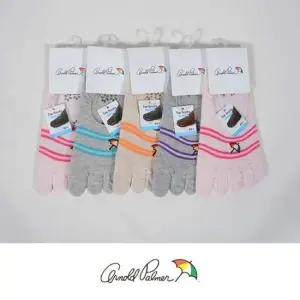 아놀드파마 로고 숙녀 발가락 올밴드 덧신 스타킹