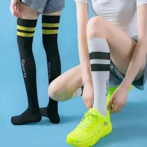 여성 오버 니삭스 필라테스 골프 긴목 장목 양말 숏