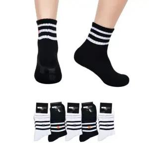 국산 남자스포츠양말 파일 중목 5켤레 두꺼운양말