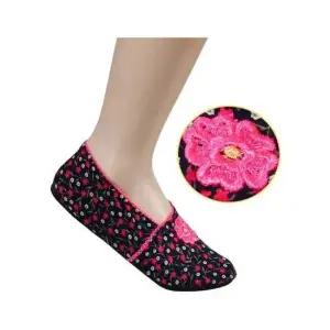 덧신 발등자수 논슬립 여성 덧신 5켤레 스니커즈양말