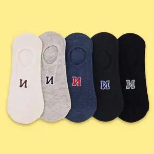 5개 실리콘 덧신 양말 여성 여름 페이크삭스 덧신양말 세트 여자