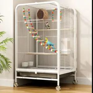 새장 50x38x77CM 앵무새 놀이터 1.2CM 케이지 대형 아크릴 새집