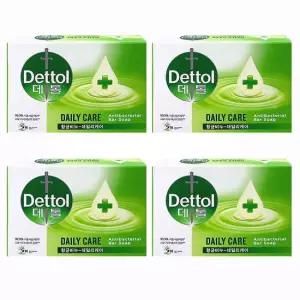 데톨 향균비누 데일리케어 100gx4입 손세정 얼굴세안 목욕 클렌징비누