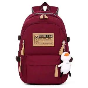 신상 데일리 책가방 인기 캐주얼 여자 백팩 레드 가방 학생백팩
