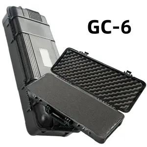 방수 하드 운반 도구 케이스 주최자 보관 상자 카메라 사진 명소 보호기 스폰지가있는 도구 상자