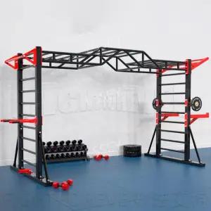 실내 구름 가능 클라이밍 사다리 크로스핏 풀업 고정 부품 구조물 매달리기